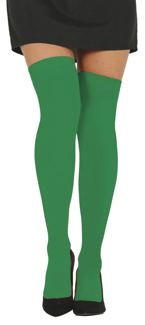 Mørkegrønne strømper Mørkegrøn