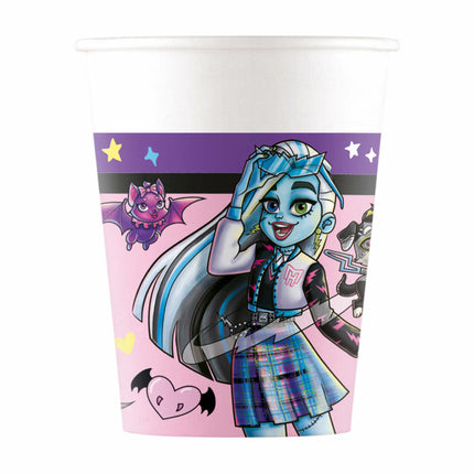 Monster High-kopper 200 ml 8 stk
