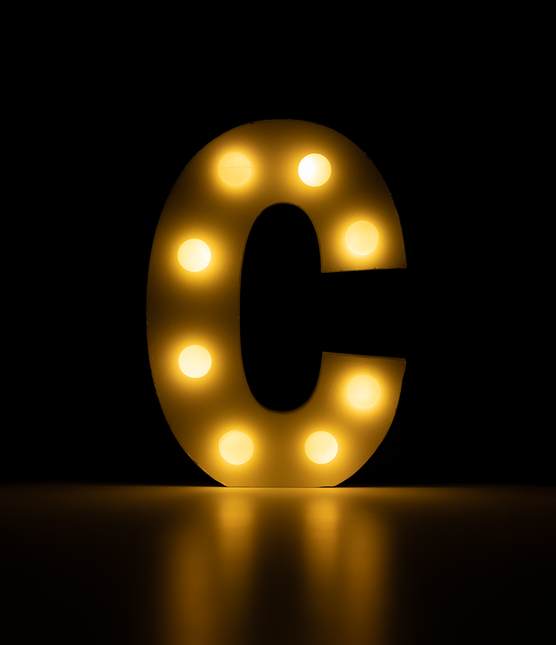 C Light Letter 16,5 cm