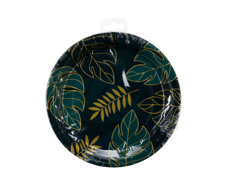 Bladtallerkener 23cm 8stk