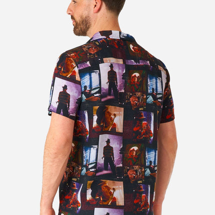 A Nightmare On Elmstreet skjorte med korte ærmer til mænd <tc>OppoSuits</tc>