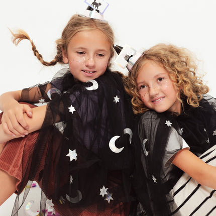 Sort halloween-kappe