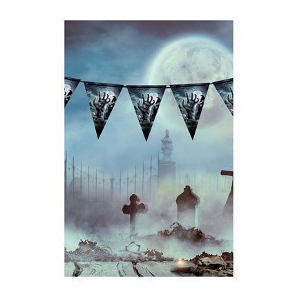 Halloween-guirlande Kirkegård 3m
