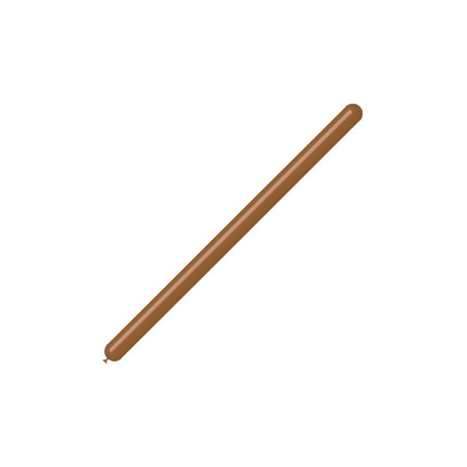 Brune modelleringsballoner 5 cm 150 cm 50 stk