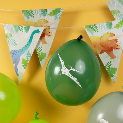 Dino-balloner 30 cm 8 stk