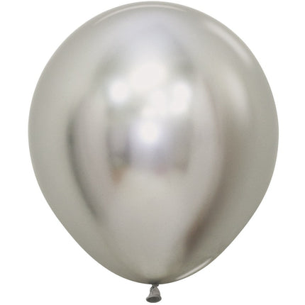 Balloner Reflex Silver 45 cm 6 stk