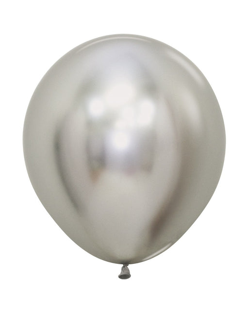 Balloner Reflex Silver 45 cm 6 stk