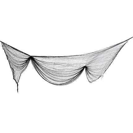 Sort Halloween-kjole 1,83 m