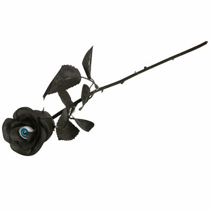 Halloween falsk blomst med øje 42 cm