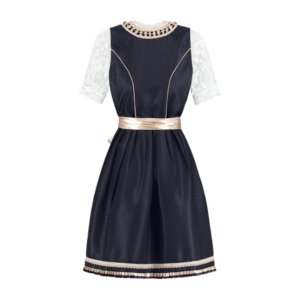 Hvid blå Dirndl-kjole Oktoberfest Ladies 2 Piece