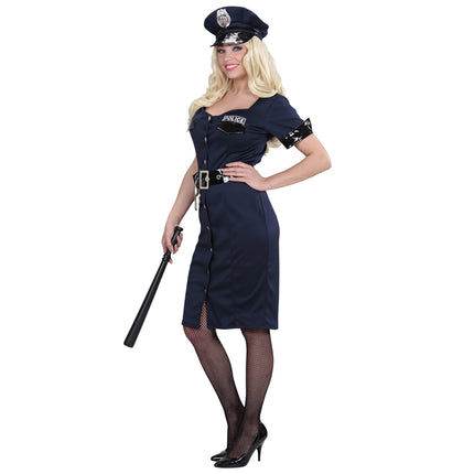 Politikjole mørkeblå til damer