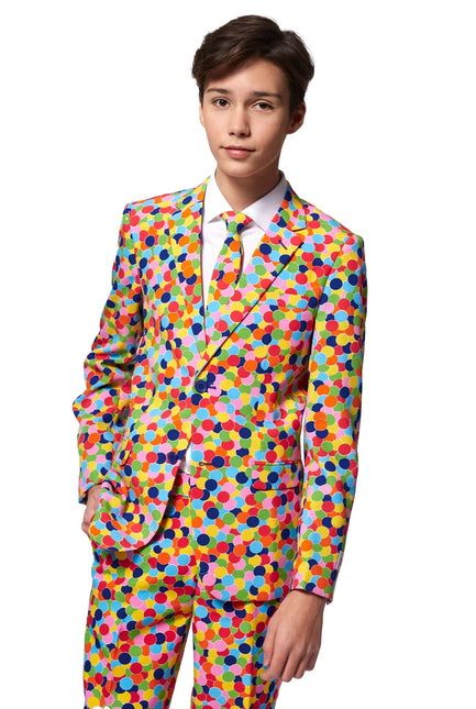 Party Confetti Suit Boy Teen <tc>OppoSuits</tc>