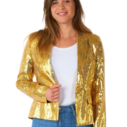 Paillet Gold Blazer Ladies <tc>Suitmeister</tc>
