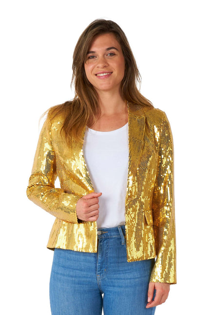 Paillet Gold Blazer Ladies <tc>Suitmeister</tc>