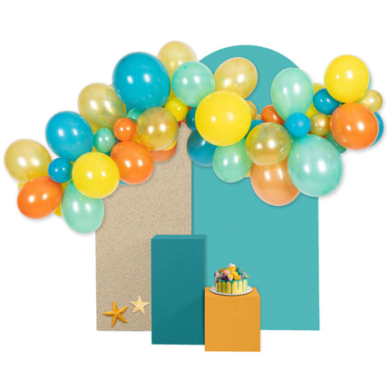 Farvet ballonbue sommer