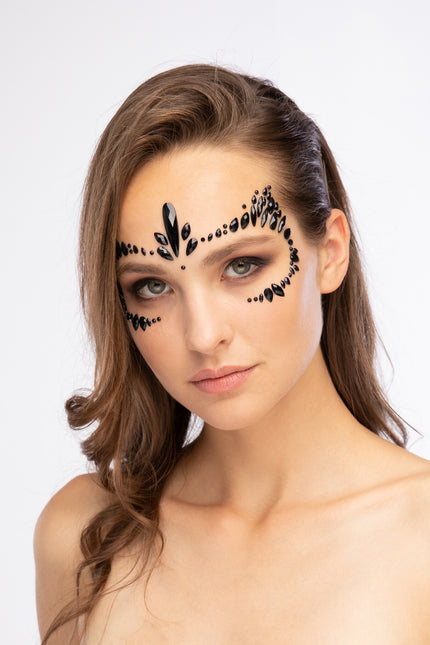 Moon Terror Halloween Face Jewels Feisty Feline