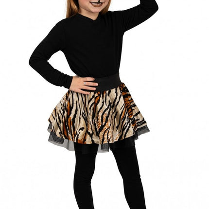 Cirkel nederdel Tiger