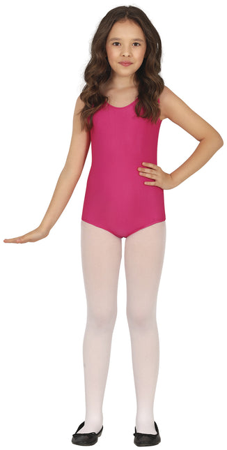 Gymnastikdragt Fuchsia Girl Ærmeløs