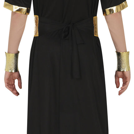 Farao-kostume sort guld mænd