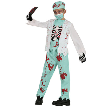 Doktor halloweenkostume barn blod