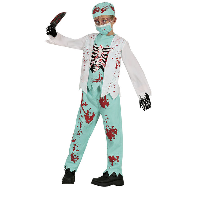 Doktor halloweenkostume barn blod