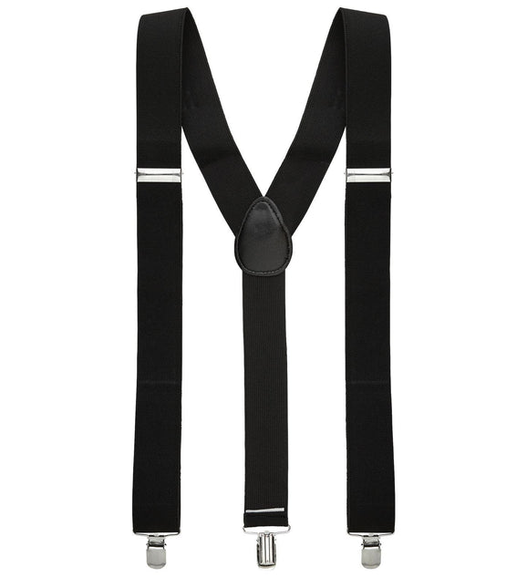 Sorte, sølvfarvede seler