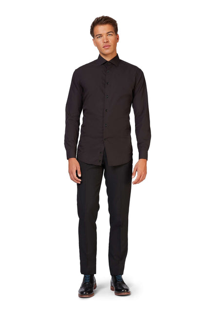 Sort skjorte til mænd <tc>OppoSuits</tc>