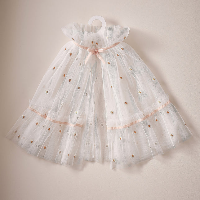 Pige med blomsterkappe