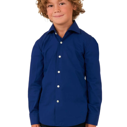 Mørkeblå skjorte, dreng <tc>OppoSuits</tc>