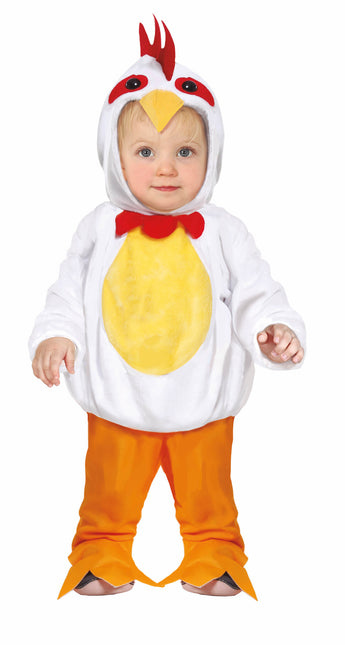 Kyllingekostume baby