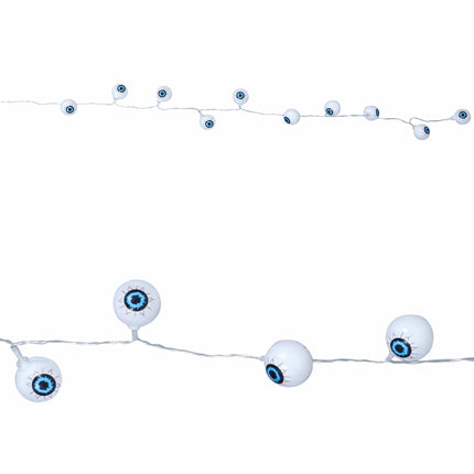 Halloween lysguirlande LED øjne 1,3 m