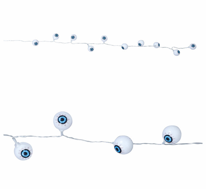 Halloween lysguirlande LED øjne 1,3 m