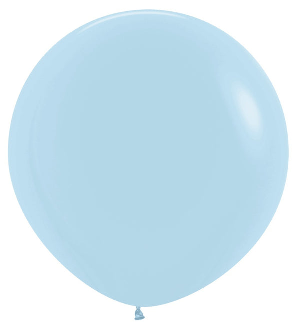 Balloner Pastel Matte Blue 91cm 10stk