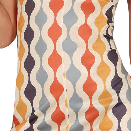 Disco 70S Jumpsuit Farvet til damer