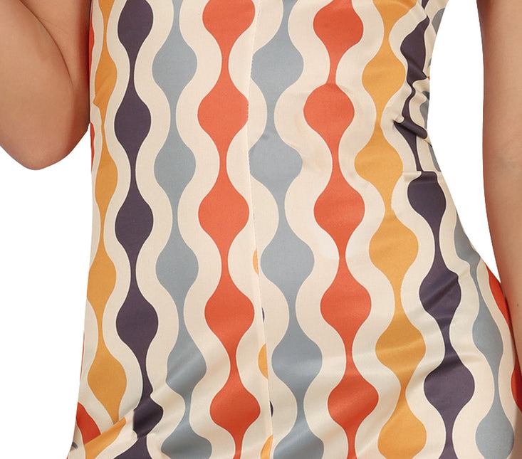 Disco 70S Jumpsuit Farvet til damer