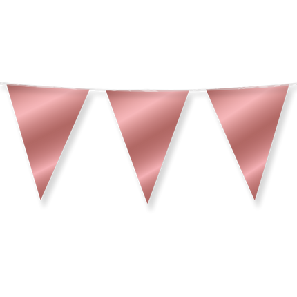 Rosaguld guirlande 10m