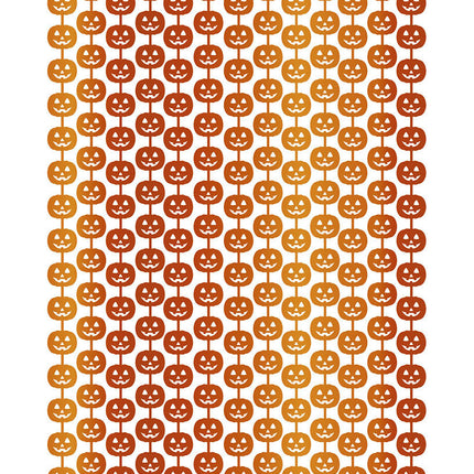 Halloween-dørforhæng græskar 2m