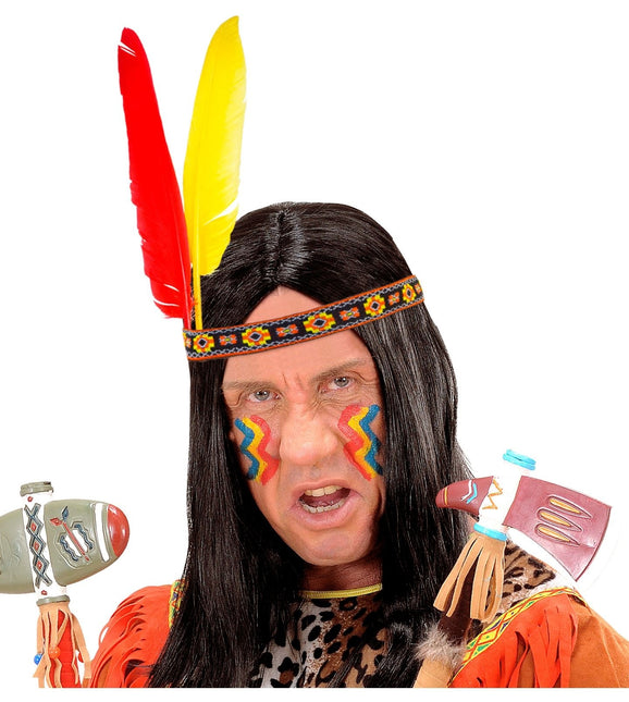 Indisk hårbånd med to fjer