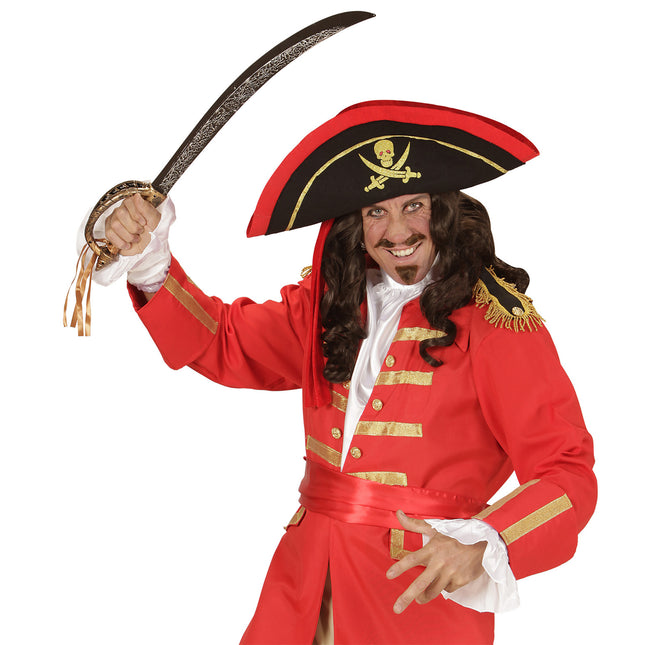 Pirat-falsk sværd 70 cm