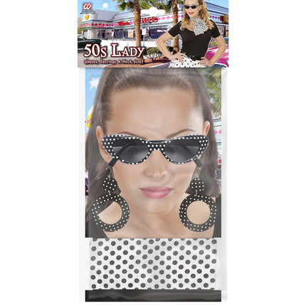 50'er kostume sæt 3 dele