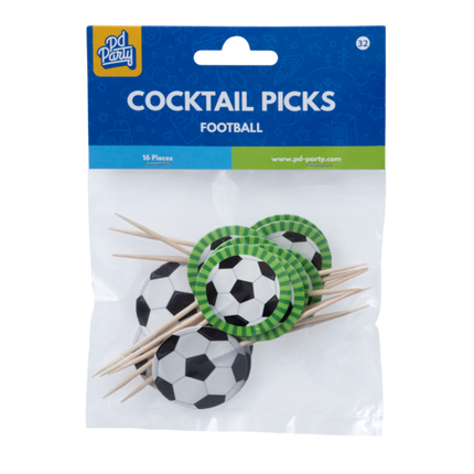 Fodbold cocktailpinde