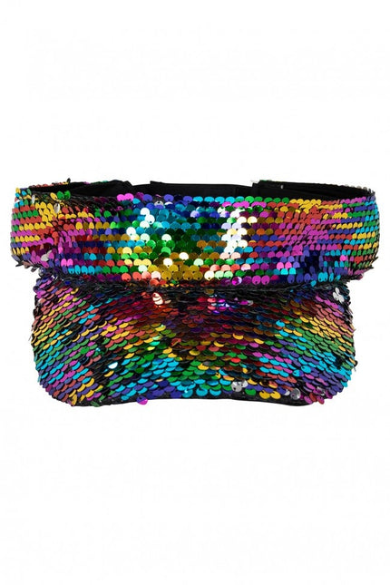 Solskærm med pailletter Multi