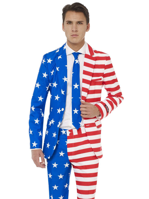 USA Flag Suit Men <tc>Suitmeister</tc>