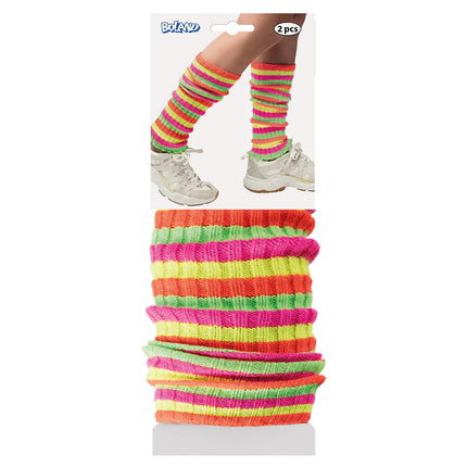 Farvede benvarmere Neon