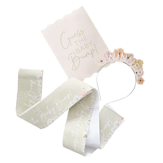 Baby Shower-spil 4 stykker