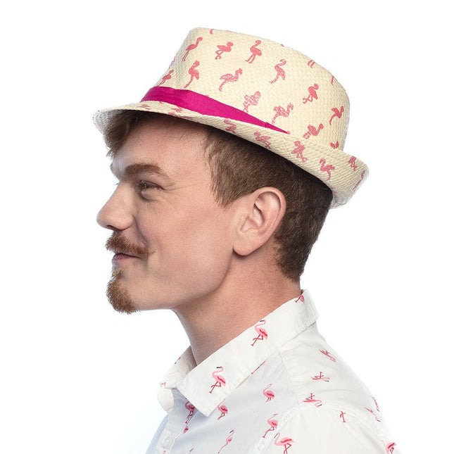Flamingo Hoed Glitter van Boland koop je bij Partywinkel