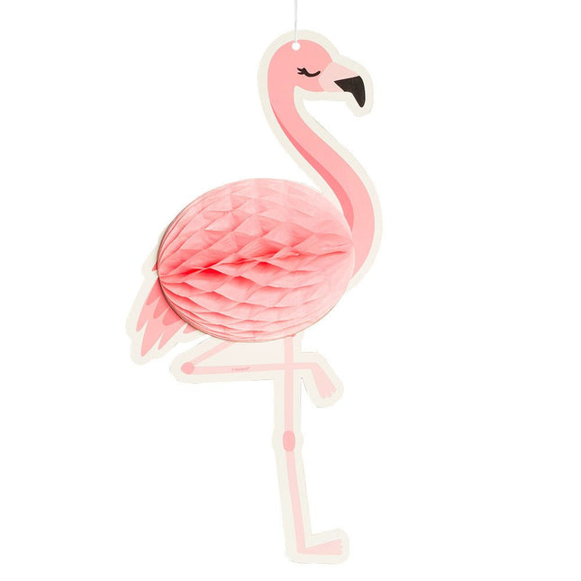 Flamingo Honeycomb 27cm van Boland koop je bij Partywinkel