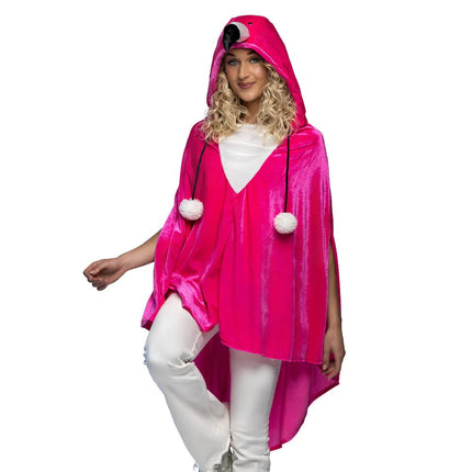 Flamingo Poncho van Boland koop je bij Partywinkel