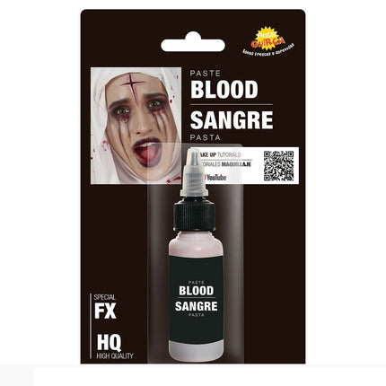 Fles Nepbloed Paste 50gr van Fiestas Guirca koop je bij Partywinkel