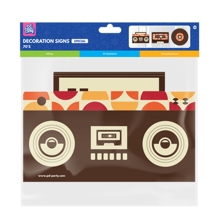 Flower Power Deurbord 50cm van Paper Dreams koop je bij Partywinkel